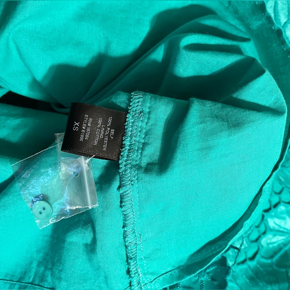 XS Tuckernuck Pomander Place Green Lace Cath Mini Dress - Picture 17 of 17